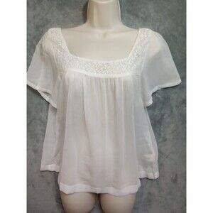 True Freedom‎ Women Medium Lace White Sheer
